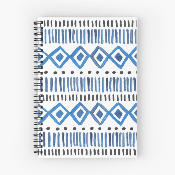 Artikelvorschau, Blaue Streifen Boho Chic entworfen und verkauft von Jan Weiss.