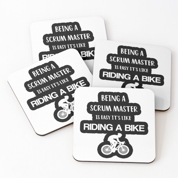 Item preview,  Being A Scrum Master Is easy its Like Riding A Bike  designed and sold by ANAS MAATI.
