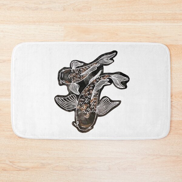 Item preview, Black & Orange Koi designed and sold by seliza.