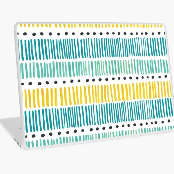 Mint and Blue Boho Chic Laptop Skin