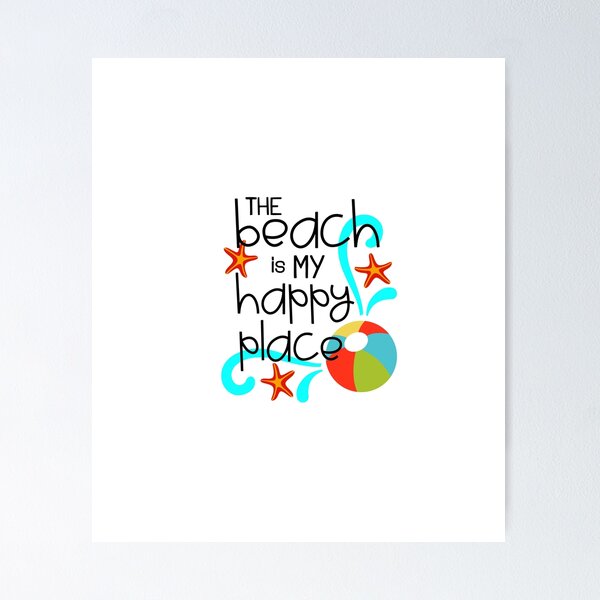 Item preview, The Beach is My Happy Place designed and sold by creative321.