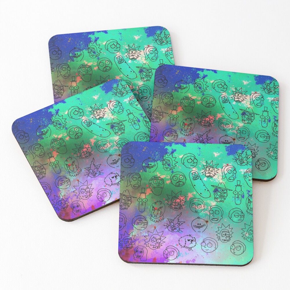 Faces Coasters (Set of 4)