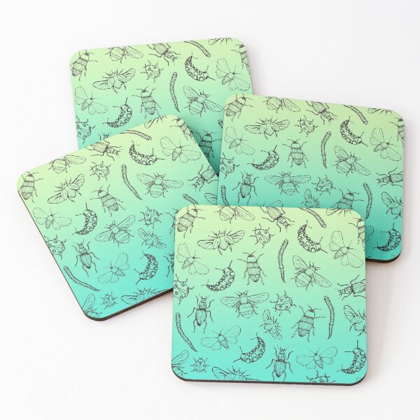 Item preview, Insects pattern illustration designed and sold by LilsLines.