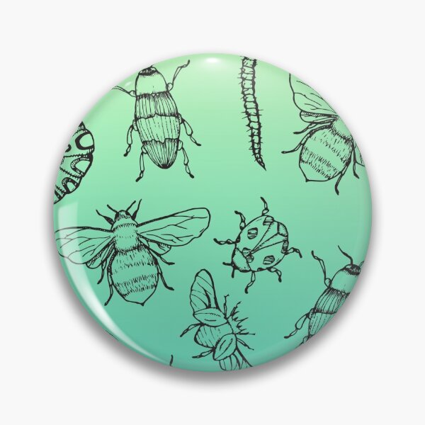 Item preview, Insects pattern illustration designed and sold by LilsLines.