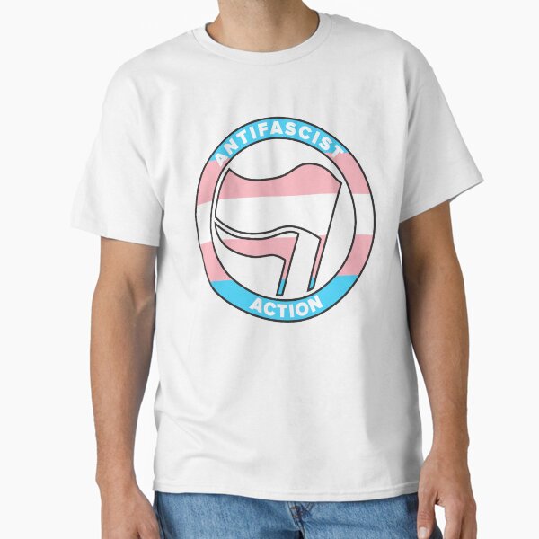 Artikel-Vorschau von LGBT TRANS Flagge Antifa, designt und verkauft von AntifaShop.