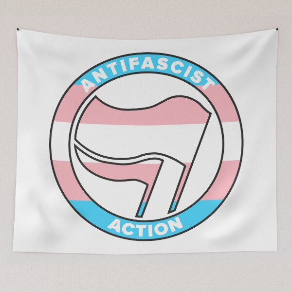 Item preview, LGBT TRANS Flag Antifa designed and sold by AntifaShop.