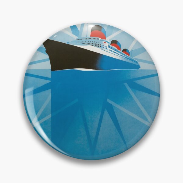 Item preview, Compagnie Generale Transatlantique vintage travel poster designed and sold by stickart-marek.