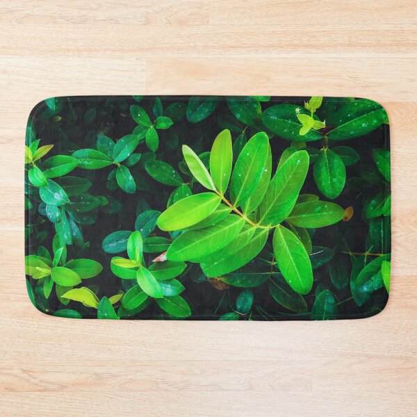 Item preview, closeup fresh green leaves texture background designed and sold by Mrvell.