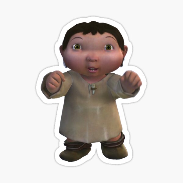Ugly Baby Stickers Redbubble - roblox movie ugly baby