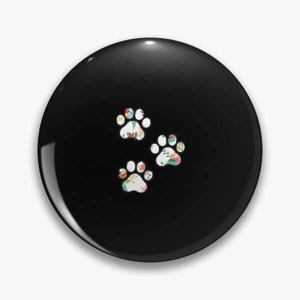 Item preview, Floral Paw Print Cat designed and sold by hamza1451.