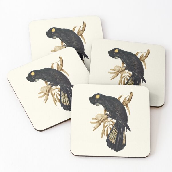 Item preview, Yellow-tailed Black Cockatoo designed and sold by Natalie Witt.