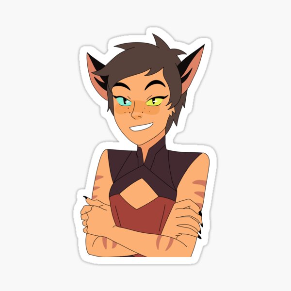 Catra Short Hair Sticker