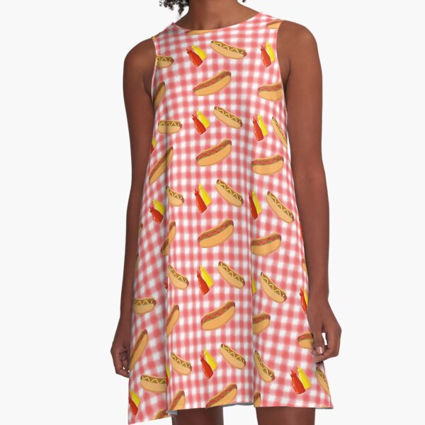 Hot Diggity Dog! A-Line Dress