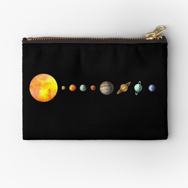The Solar System Zipper Pouch