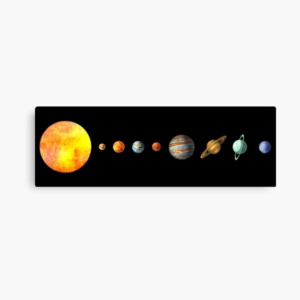 The Solar System Canvas Print