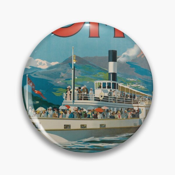 Artikelvorschau, Lago di Como vintage travel poster entworfen und verkauft von stickart-marek.