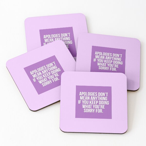 Item preview, APOLOGIES DON'T MEAN NOTHING! designed and sold by CCCREW.