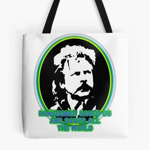 Item preview, Rowsdower Saves Us... white version designed and sold by Margaret Bryant.