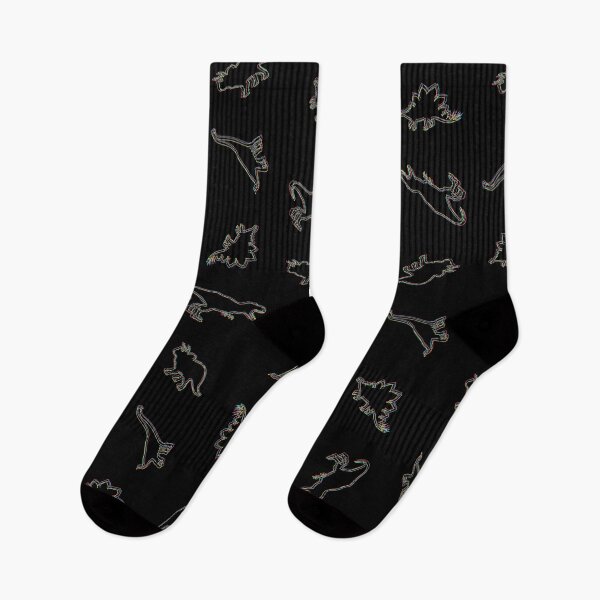 Item preview, Super rad soft dinosaurs (black) designed and sold by animinimal.