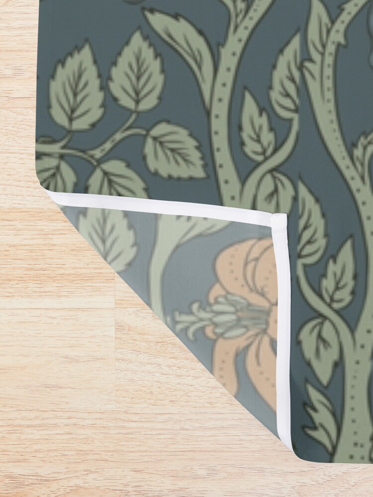 Alternate view of Ms. Gibson in Morris's Garden Shower Curtain