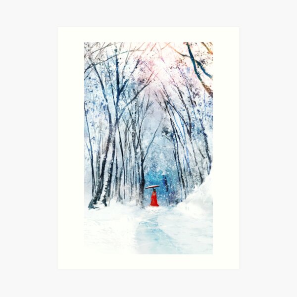 February Snow Art Print