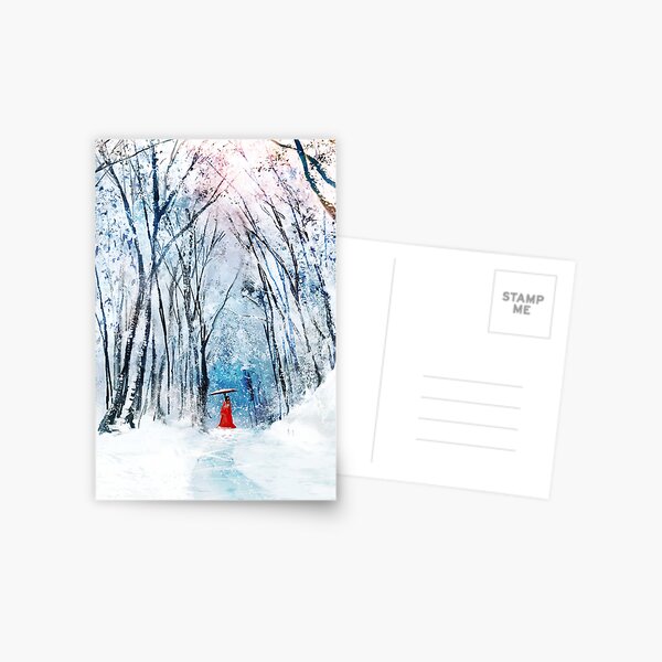 February Snow Postcard