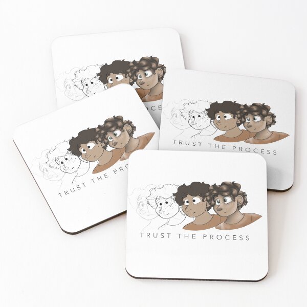 Item preview, TRUST THE PROCESS Artist cartoonist design character concept art designed and sold by Makaylie Doody.