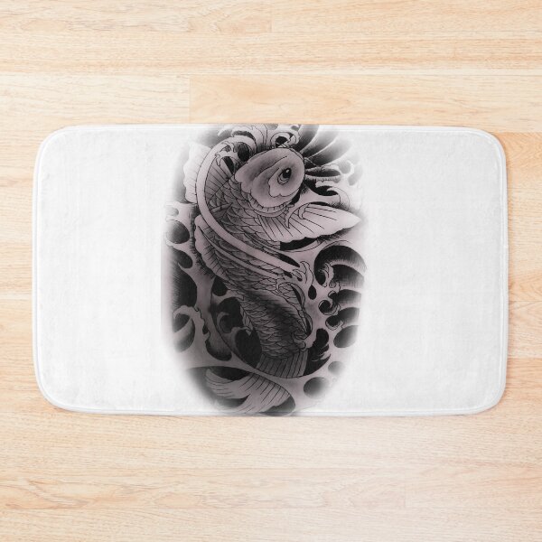 Item preview, koi fish tattoo designed and sold by attracdionz.