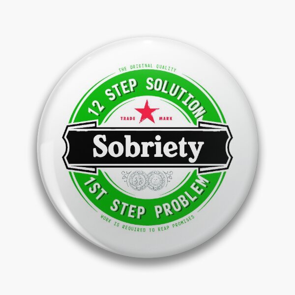Item preview, Alcohol Label Sobriety  - Alcoholic Clean And Sober designed and sold by tees4gees.