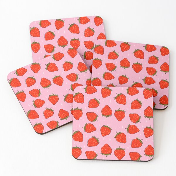 Item preview, Strawberry Print designed and sold by doodlebymeg.