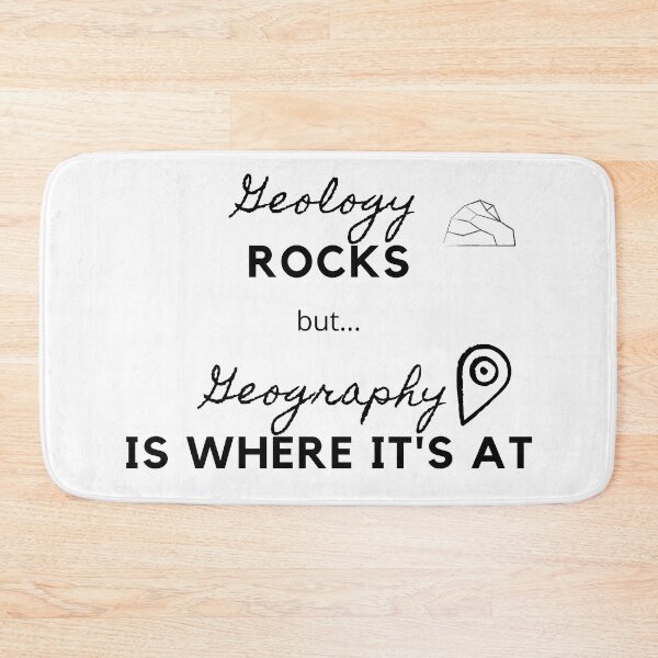 Item preview, Geology rocks but geography is where it's at designed and sold by jonnyglobal.