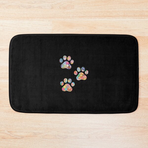 Item preview, Floral Paw Print Cat designed and sold by hamza1451.