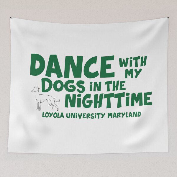 Item preview, Dance with my dogs tapestry designed and sold by mmastriano729.