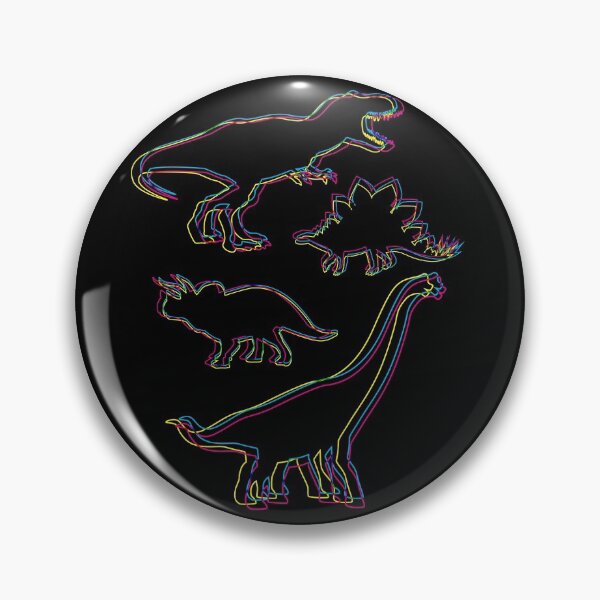 Item preview, Super rad dinosaurs (black) designed and sold by animinimal.