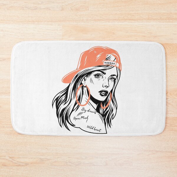 Item preview, Open mind Wild heart Bigd dreams, stylish girls face designed and sold by GLOW BUYGLOW.