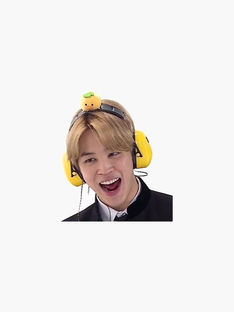 "BTS Jimin lachimolala" Sticker by seokjinnieworld | Redbubble