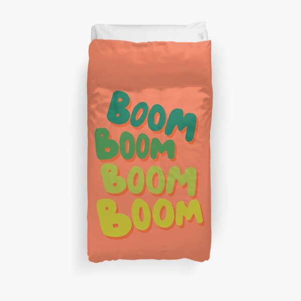 Boom Boom Duvet Covers Redbubble - dynamite go boom boom roblox
