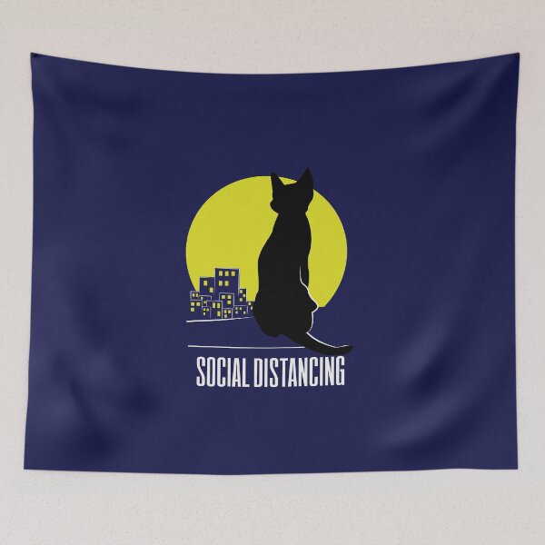 Item preview, Social Distancing designed and sold by CatArtStore.