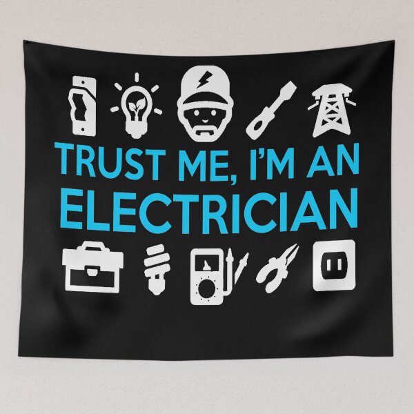Item preview, Electrician designed and sold by Red-artiste.