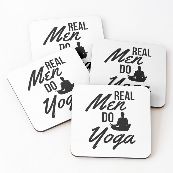 Item preview, Real Men Do Yoga  designed and sold by Sutra-Lotus-Co.