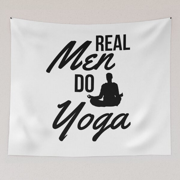 Item preview, Real Men Do Yoga  designed and sold by Sutra-Lotus-Co.
