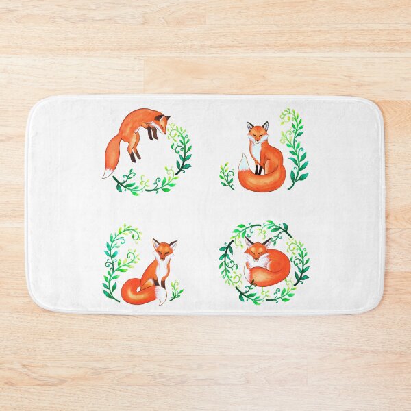 Item preview, Four red foxes designed and sold by AcuaLea.