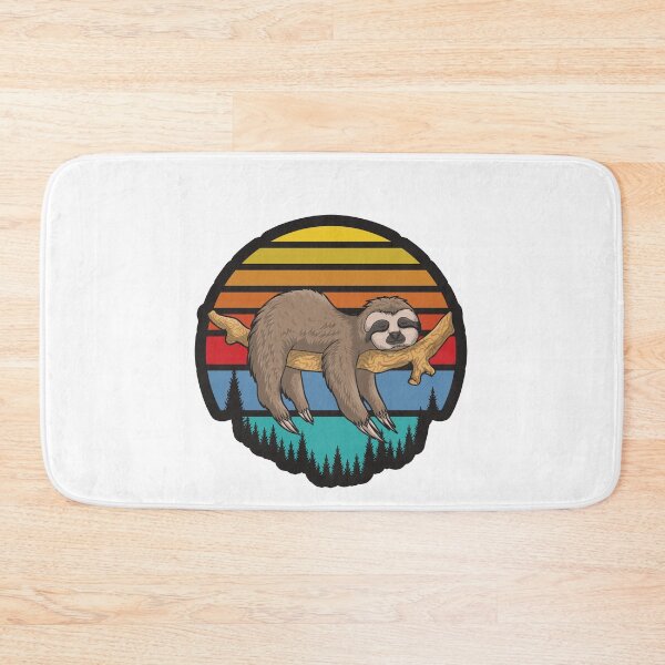Item preview, sleeping sloth funny illustration  designed and sold by Amineharoni.