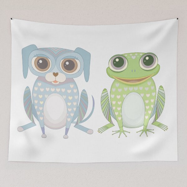 Item preview, Lanky Dog & Frog designed and sold by Jean Gregory Evans.