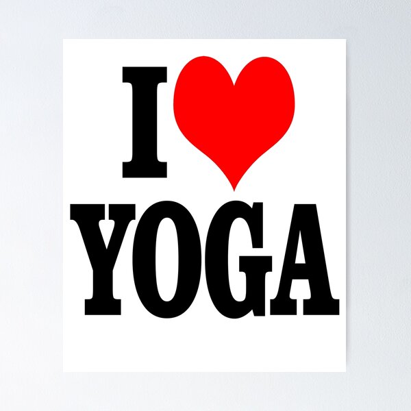 Item preview, I Love yoga designed and sold by Red-artiste.
