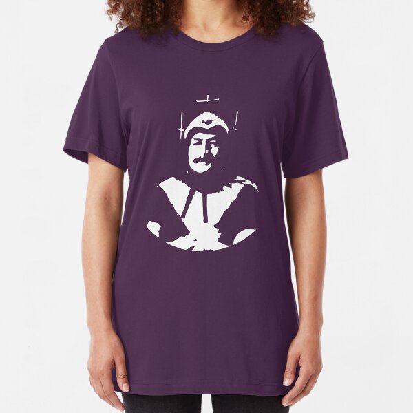 Phantom of Krankor, plain, white Slim Fit T-Shirt