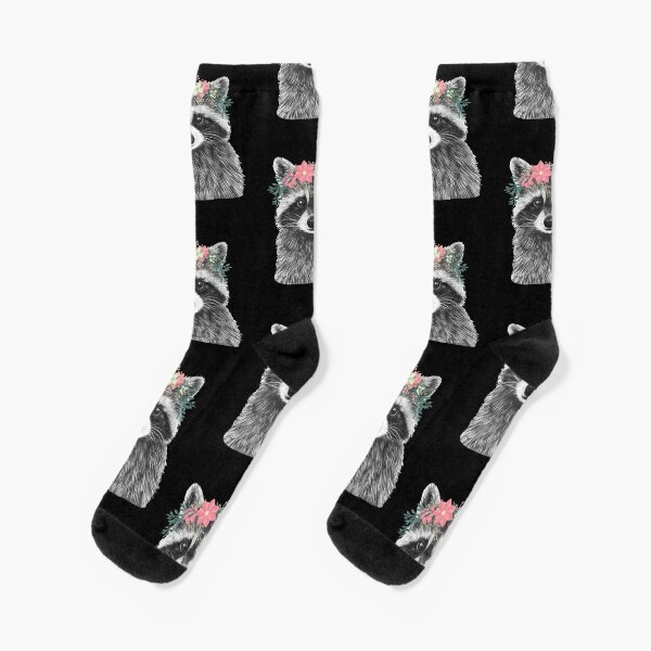 Raccoon Socks for Sale | Redbubble