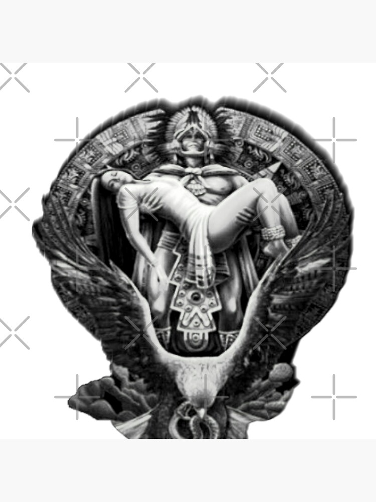 Opfer Eines Aztekischen Kriegers Grusskarte Von Getright209 Redbubble