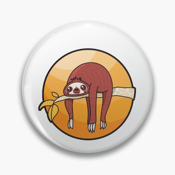 Item preview, sleeping sloth funny illustration  designed and sold by Amineharoni.