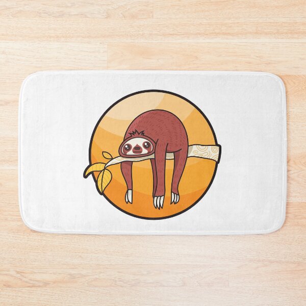 Item preview, sleeping sloth funny illustration  designed and sold by Amineharoni.
